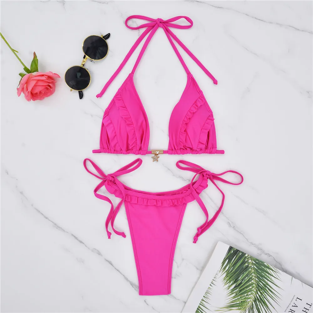 Купальник сексуальное бикини купальный костюм пляжная одежда купальники 2025