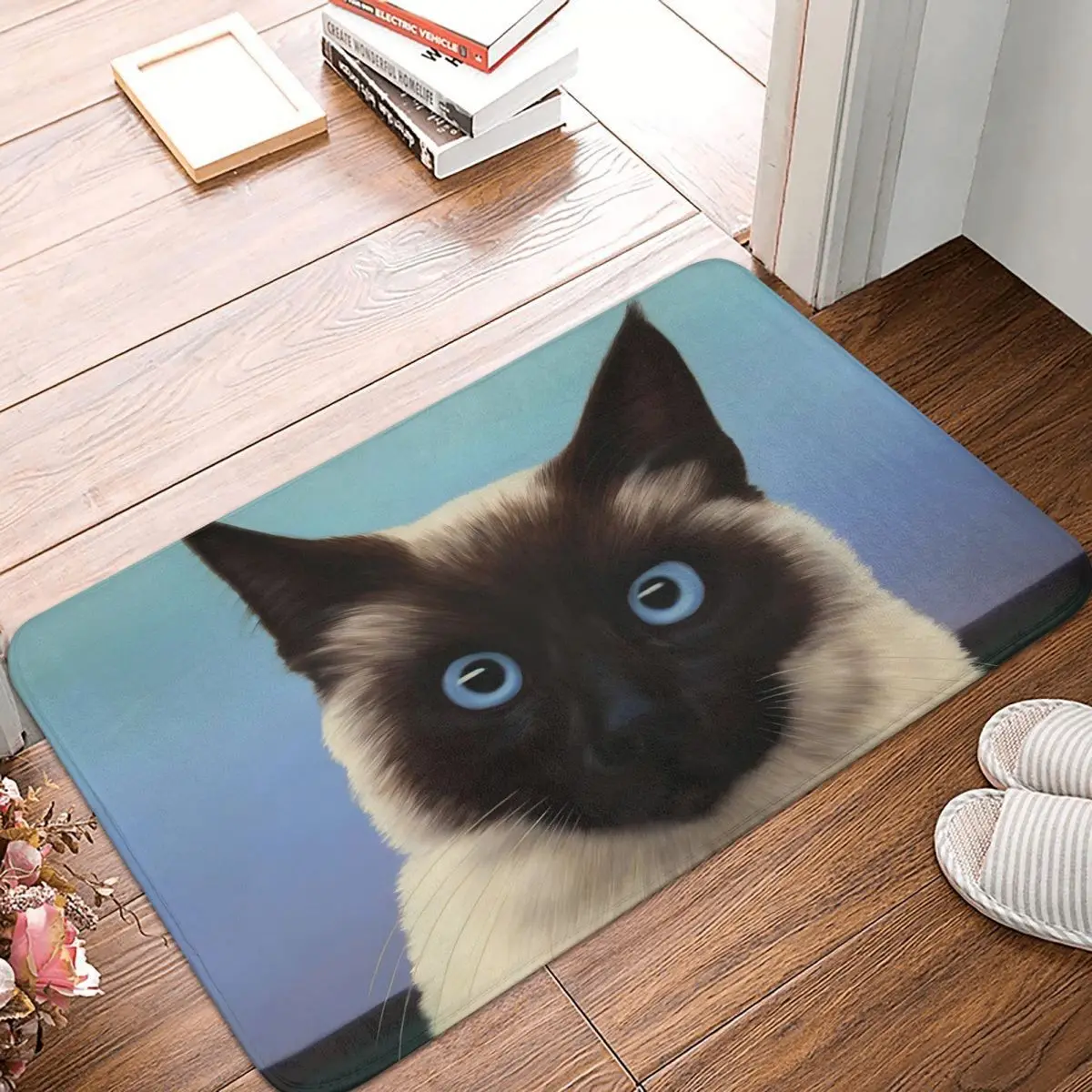 

Cat Doormat Rug carpet Mat Footpad Bath mat Non-slip toilet Balcony Parlor durable Washable