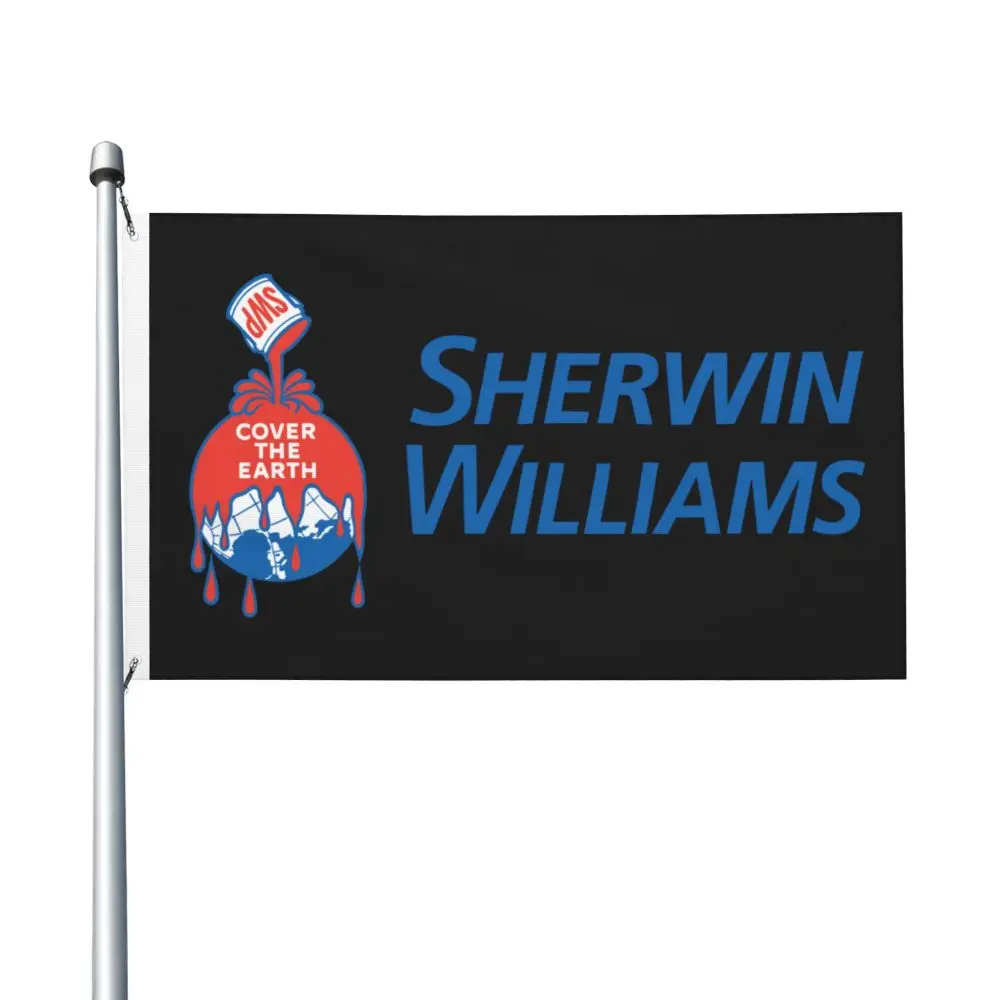 Новый двухсторонний баннер Sherwin Jackson флаг для сада декоративный искусственный 3x5
