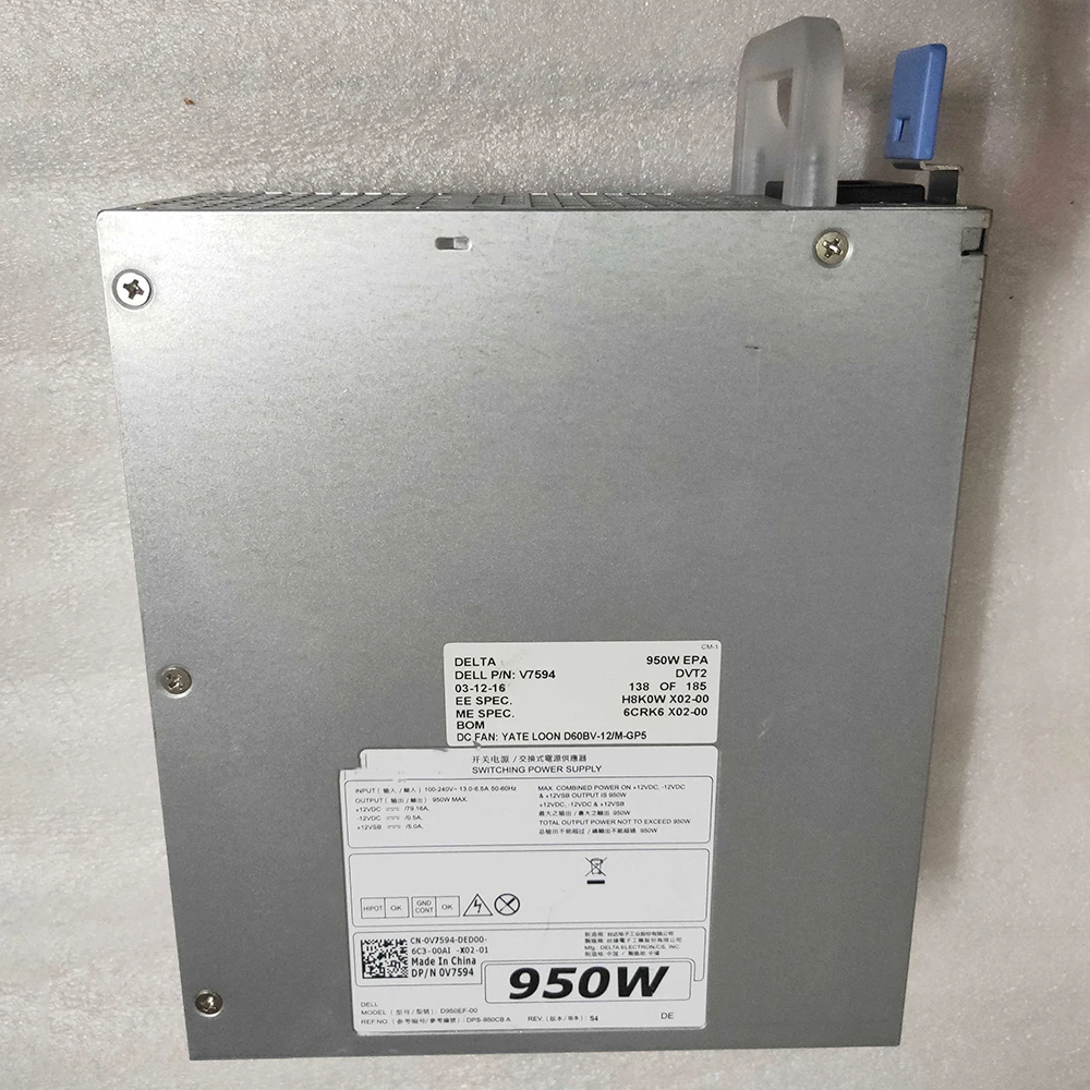 

AC950EF-00 For Dell T5820 T7820 950W Workstation Power Supply WGCH4 0WGCH4