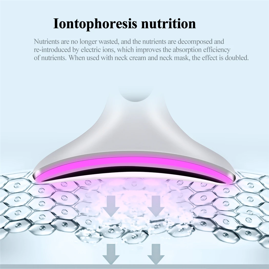 CkeyiN Φ шейный массажер для похудения фотонный омоложение кожи электрическая