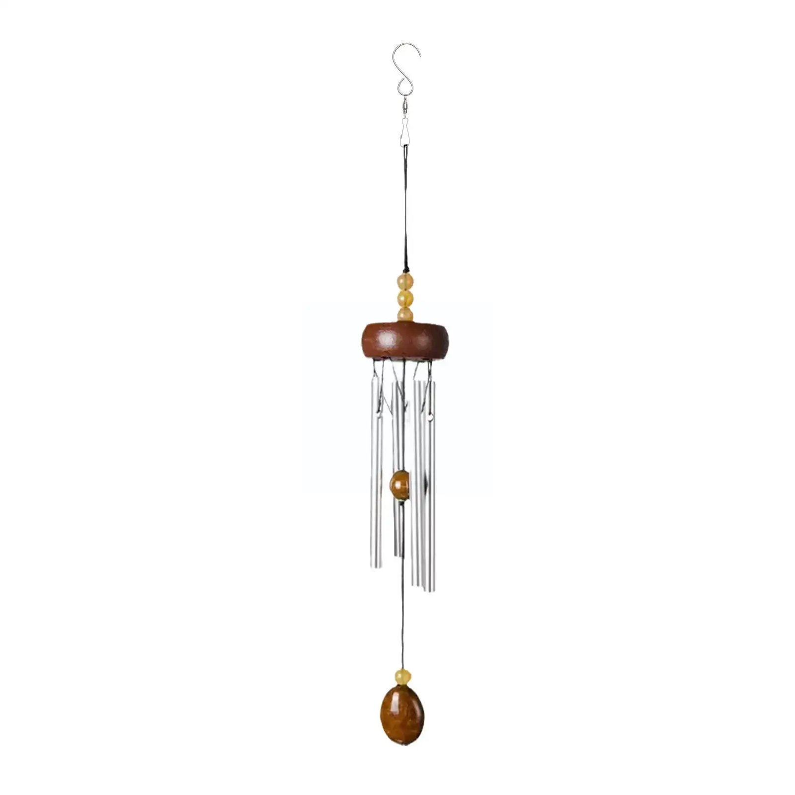 

Mini Wood Aluminum Rod Metal Wind Chime Small Decoration Door Car Wind Pendant Chime Gift Home Decoration H6p3