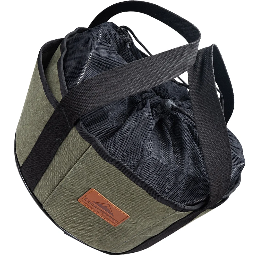 

Storage Bag Pot Pouch Organizer Holder Portable Hand Canvas Outdoor Cooking Stove