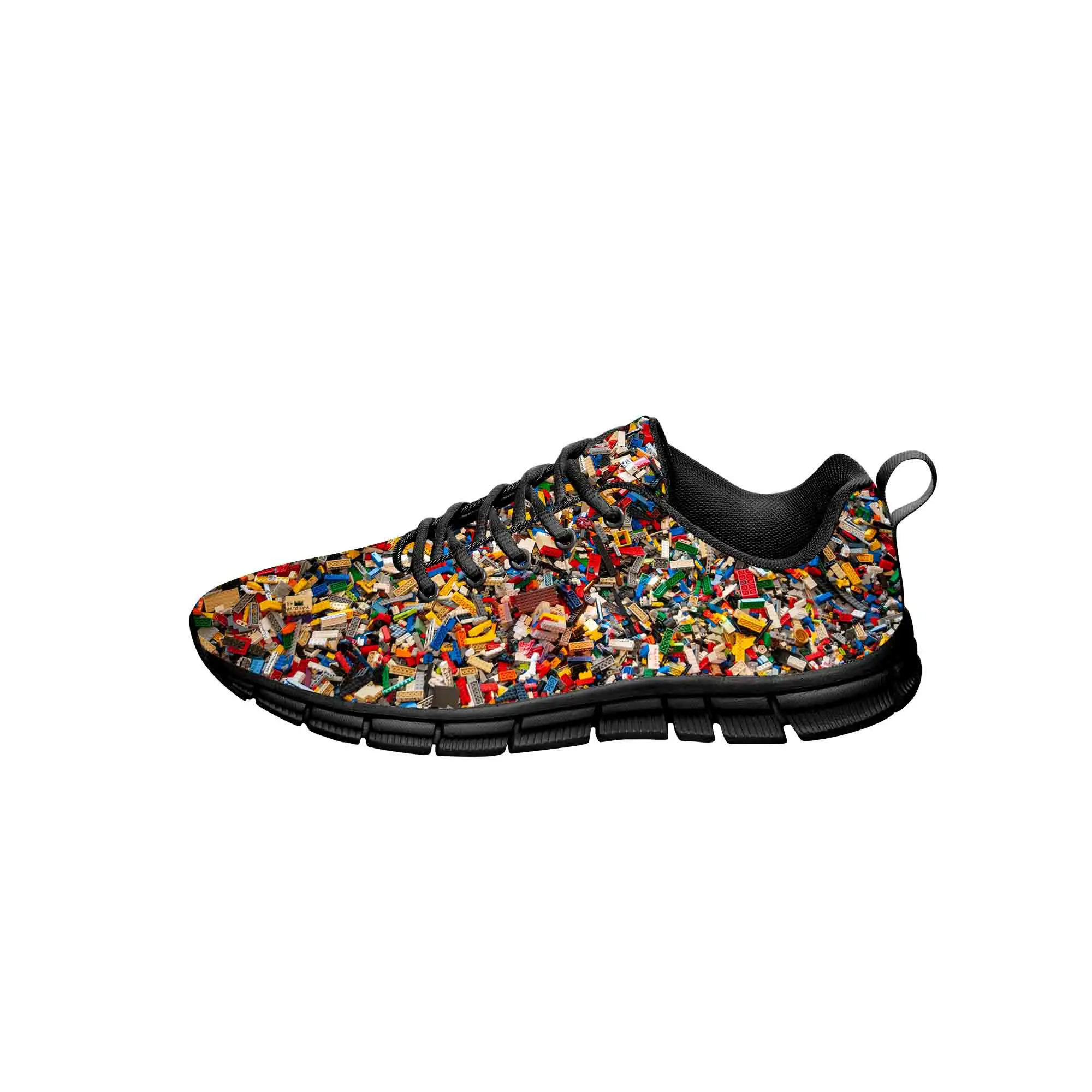 

Building Toys Toy Block Bricks Low Top Sneakers Unisex Casual Shoes Canvas Running 3D Printed Shoes Breathable Lightweight shoe