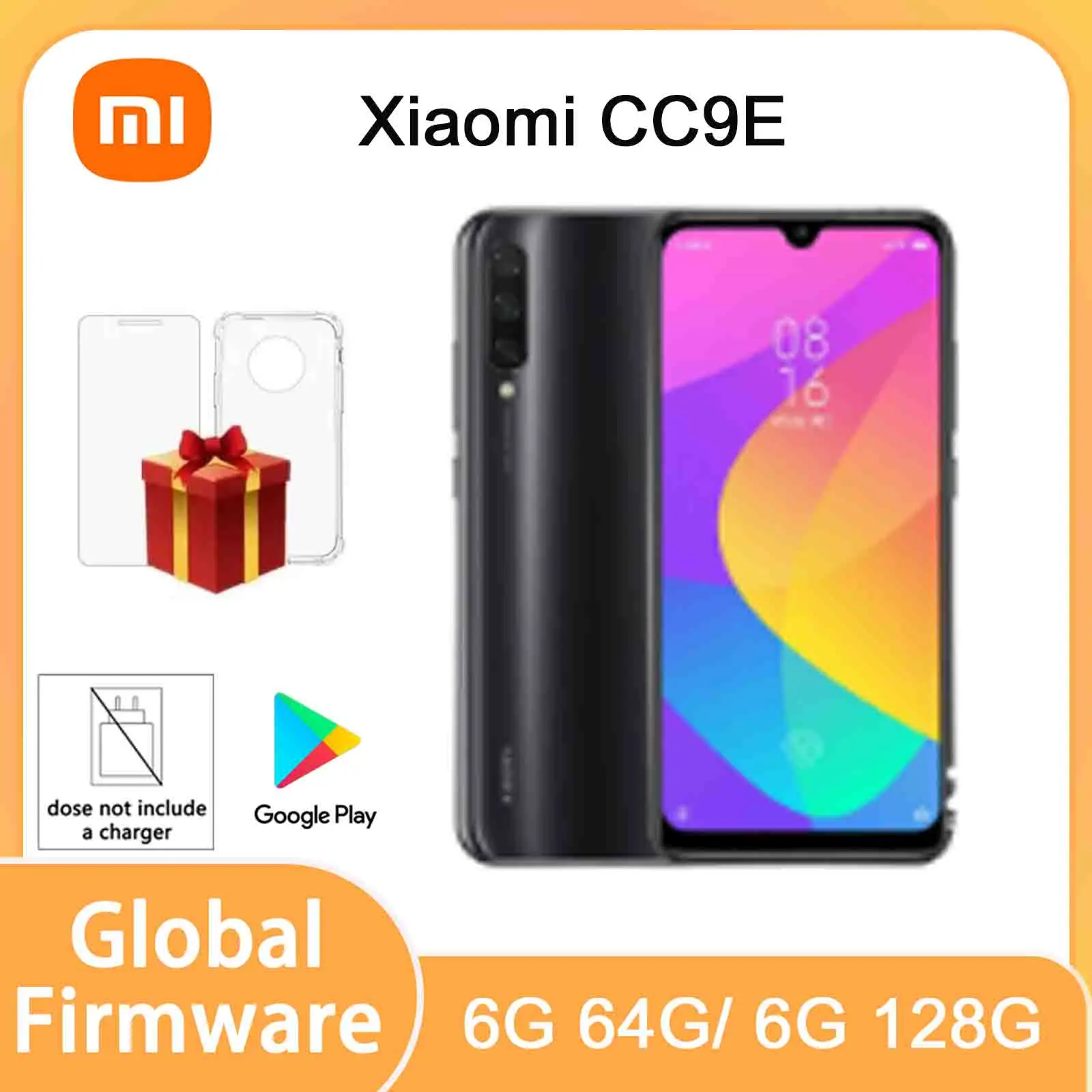 Фото Смартфон Xiaomi CC9e / MI A3, 6.088 дюйма, Qualcomm Snapdragon 665, 1560x720 пикселей, 4030 мАч, 18 Вт, Bluetooth 5.0, б/у, без зарядного устройства.