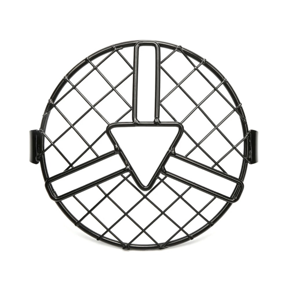 

Motorcycle Headlight Protector Headlamp Mesh Grille Motor Head Lamp Mesh Guard Net for 5.75 inch Headlights