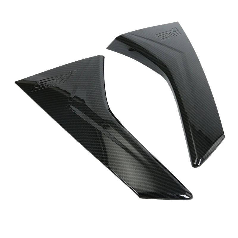 

Carbon Fiber Style Rear Window Side Spoiler Wing Strip Protection Trim for XV