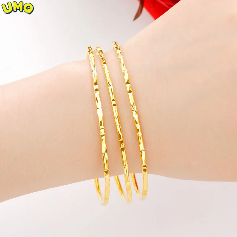 

Женский браслет из серебра 999 пробы с имитацией 24-каратного золота