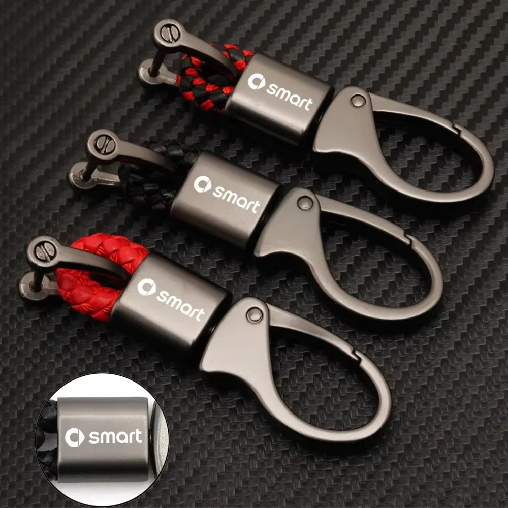 Логотип для Smart 451 brabus 453 fortwo forfour автомобильные аксессуары брелок ключей ремешок