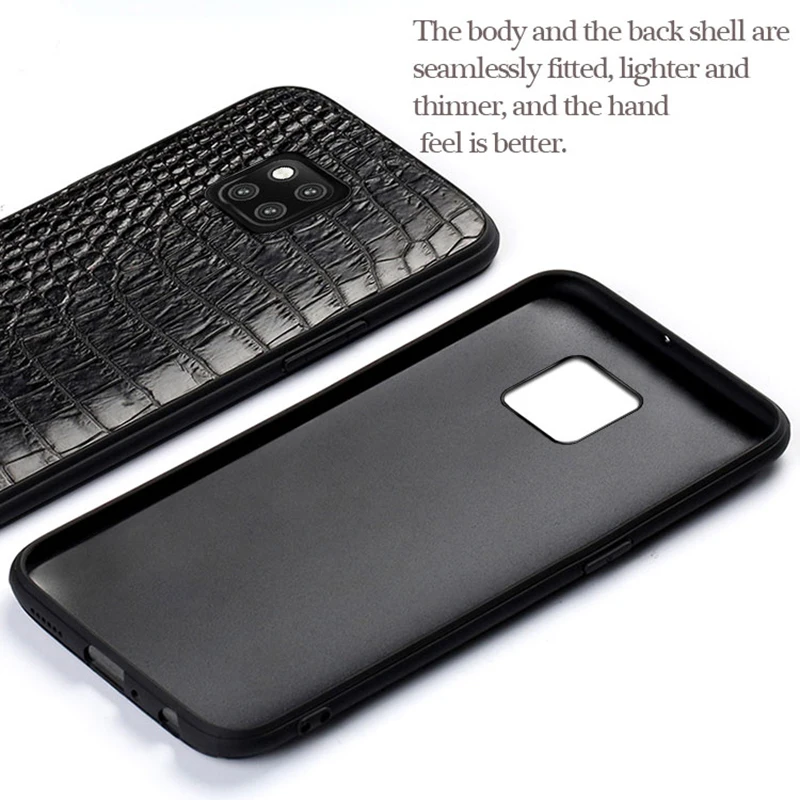 Чехол для телефона из натуральной кожи Huawei P30 pro P20 lite P10 роскошный деловой чехол