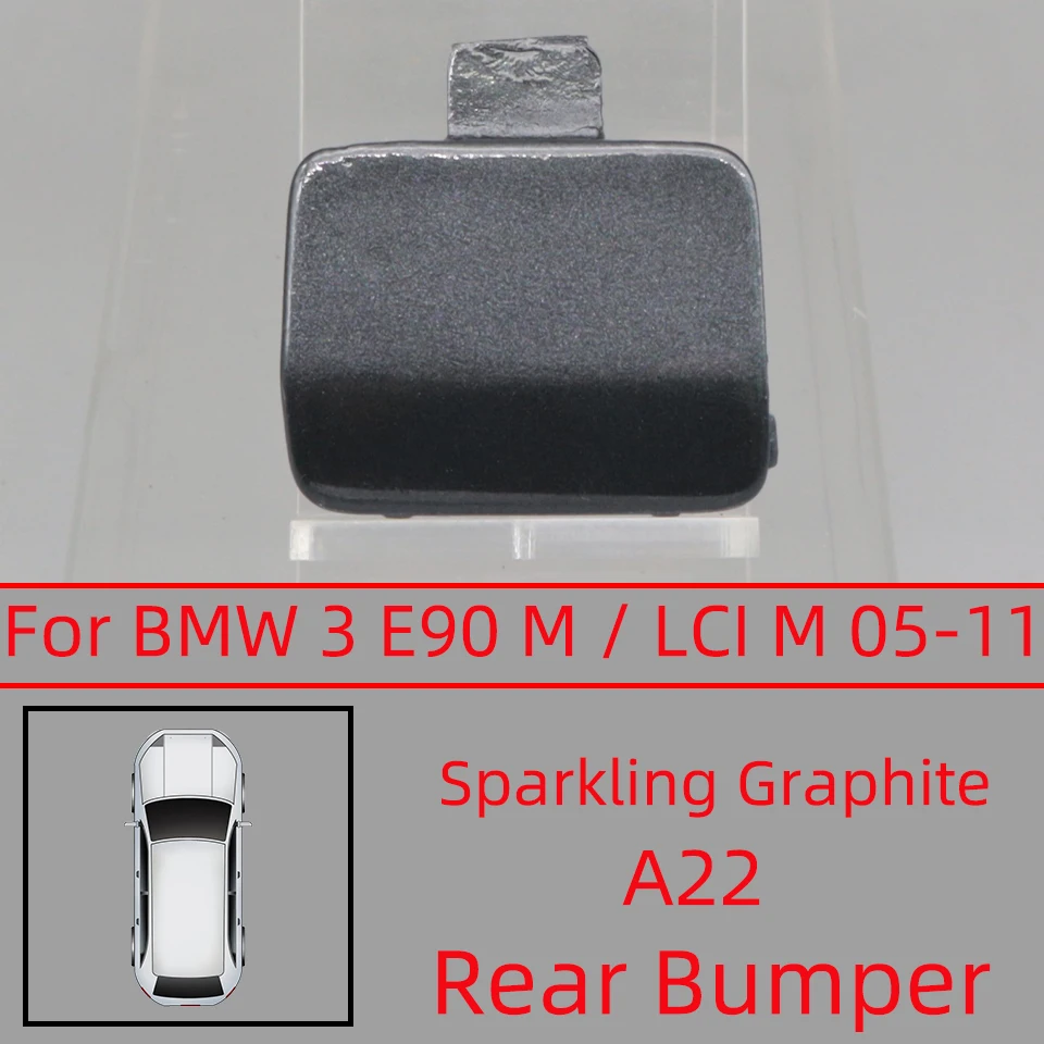 

Для BMW 3 E90 LCI M SPORT 2005-2008 2009 2010 2011 51128041134 Задний бампер Буксирный крюк Крышка проушины Крышка автоматического буксировки Крышка отделки