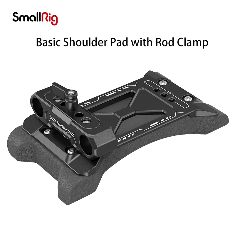 

SmallRig Universal Basic Shoulder Pad with standard 15mm Rod Clamp for 15mm LWS system 2894 DSLR Camera photography Accessories