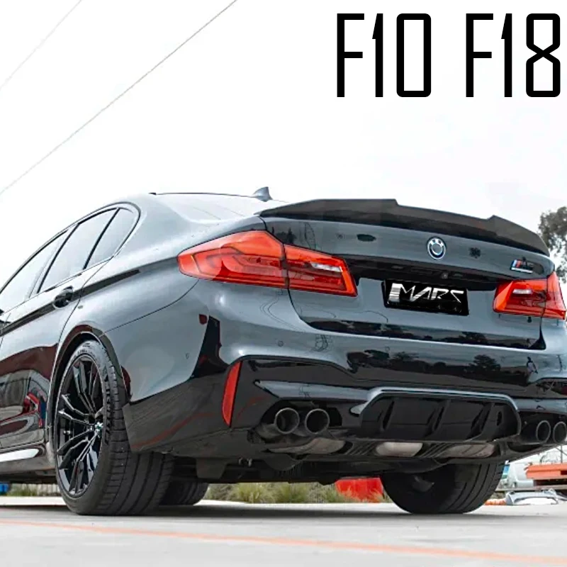 Для BMW F10 F18 M5 спойлер на крышку багажника из углеродного волокна 520 i 525 530 535i