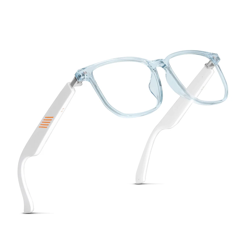

Wireless Bluetooth F003 Smart Glasses BT 5.0 TWS Call Music Headset Replaceable Lenses Anti-blue Light Sports Driving