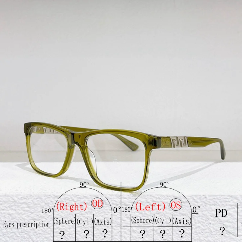 

5 цветов квадратные женские оптические зеркальные 3319 высококачественные модные мужские очки по рецепту для близорукости зеленые черные коричневые