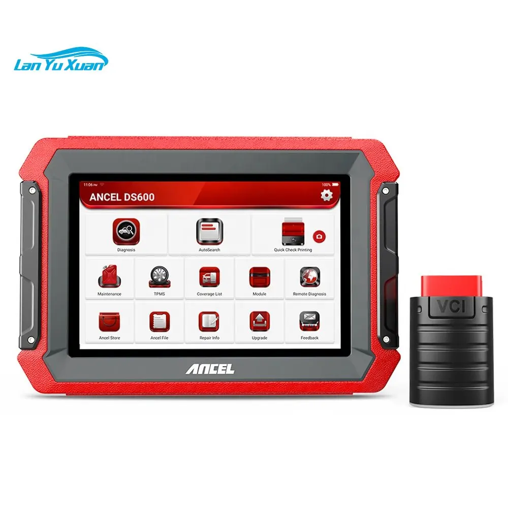 Автомобильные диагностические инструменты Ancel DS600 OBD2, кодирование ECU, активное тестирование DPF TPMS IMMO, автоматический сканер, OBD 2, Автомобильные диагностические инструменты
