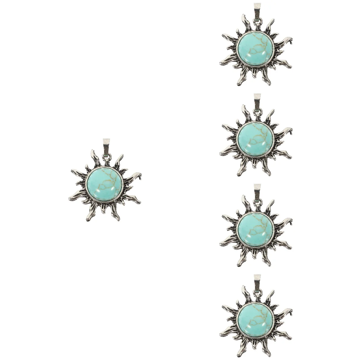 Sun Pendant DIY Jewelry Making Supplies Charm Bracelets Crafting Findings Prime Necklace Decorative Necleses Women