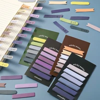 6 colorful 120pcs morandi fashion sticky notes diy index sticker marker creative school office supplies