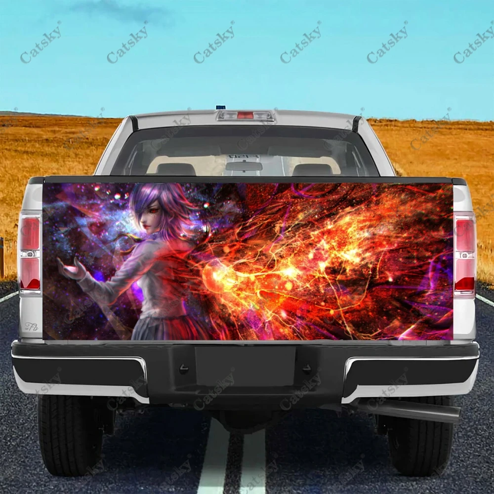 

tokyo ghoul Touka Kirishima anime Car stickers truck rear tail modification painting suitable for truck pain accessories decals