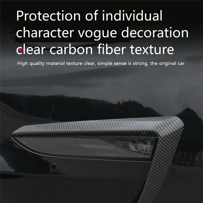 Для модели 3 модель Y передняя противотуманная фара спойлер ветровой нож объемный