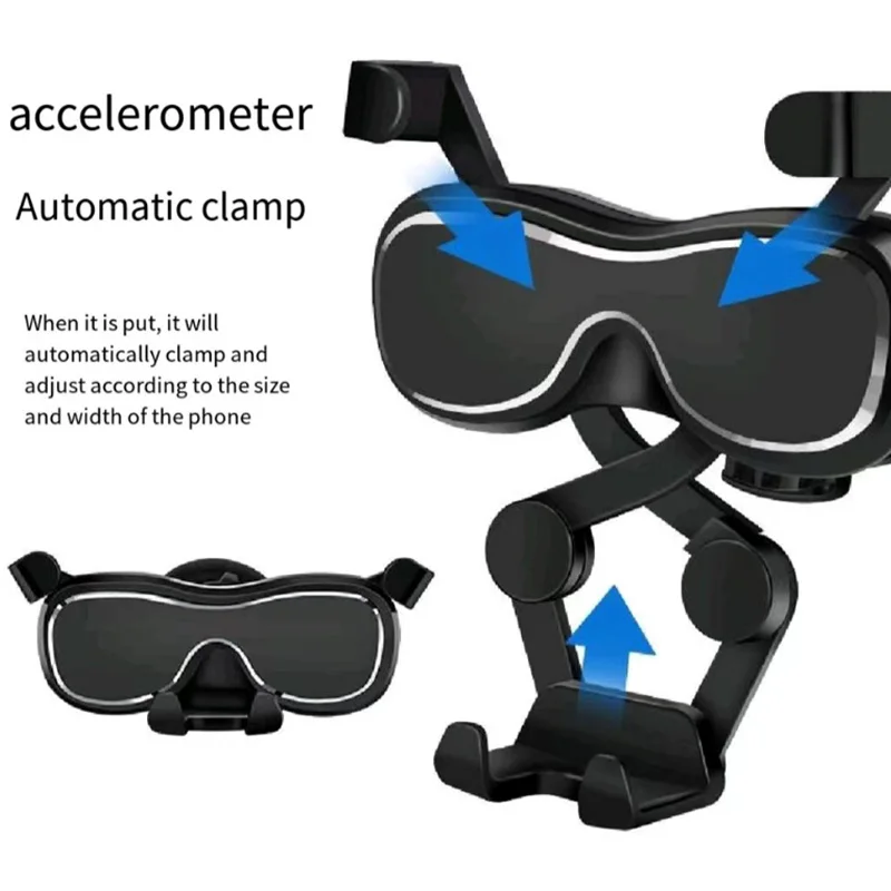 

Car Phone Holder Vent Clip Mount 360 Degree Rotating Phone Holder on Car Foldable Mobile Holder for Samsung iPhone 4-7 Inch