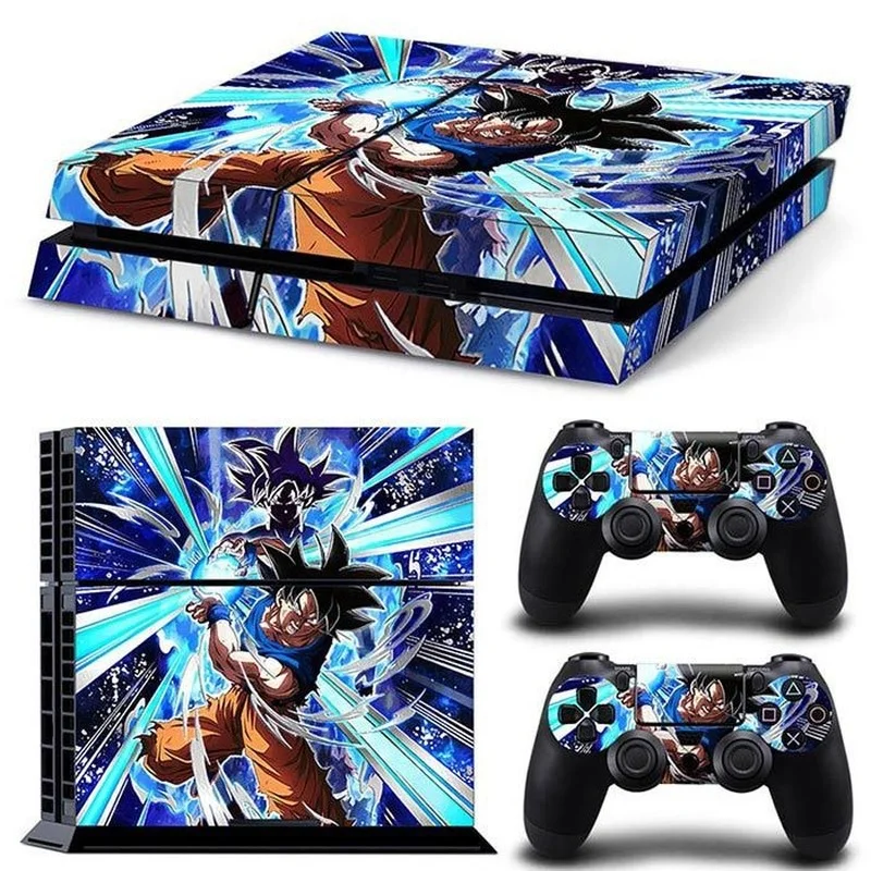 Наклейки для геймпада Dragon Ball Son Goku, полноразмерные цветные наклейки для геймпада PlayStation 4