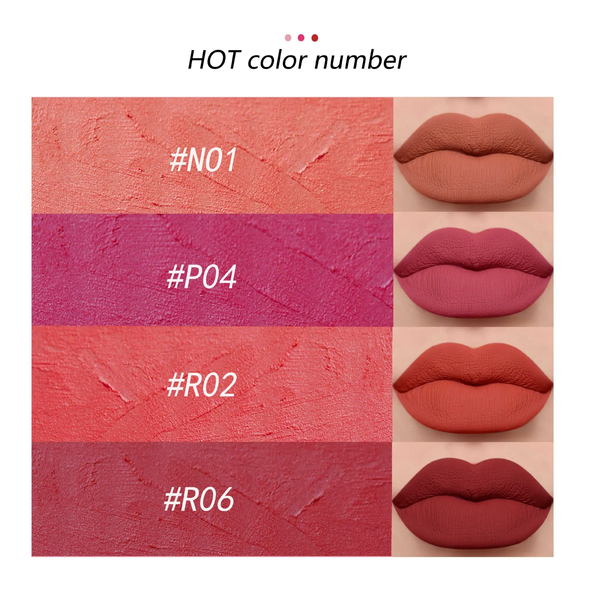 Maxfine Профессиональный 20-цветный карандаш для губ с матовой бархатной текстурой