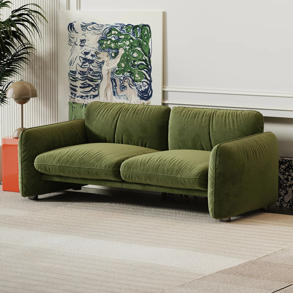 Современные роскошные зеленые белые бархатные кожаные диваны комплекты мебели