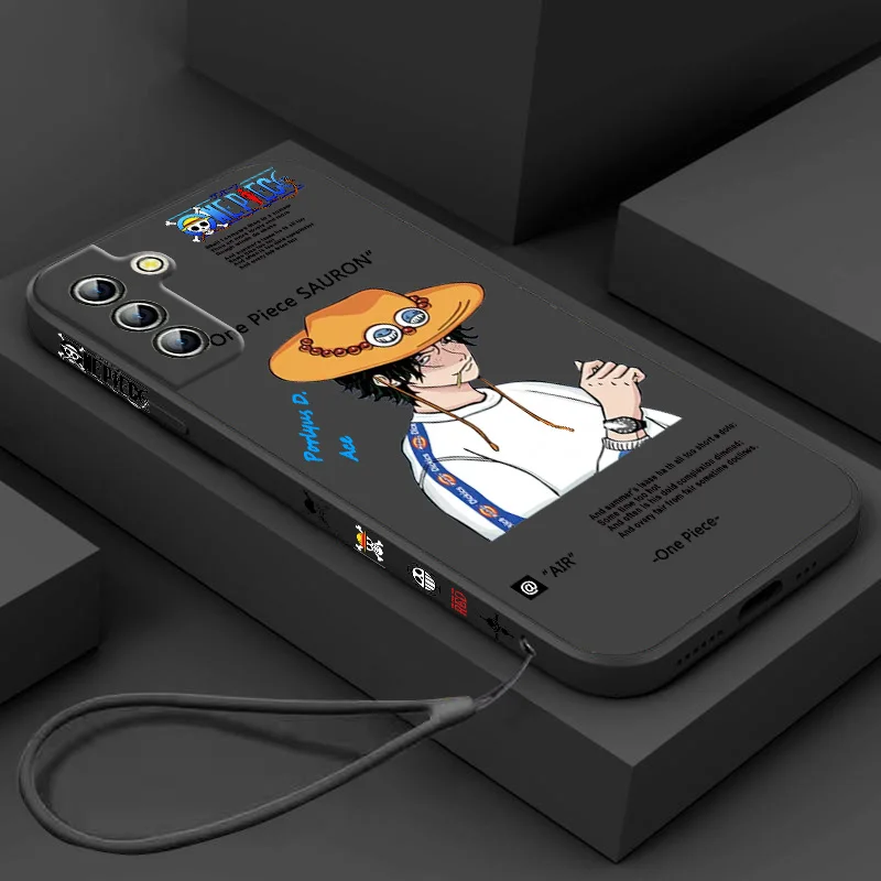 Чехол для телефона с рисунком из аниме король воров Luffy Solon Samsung Galaxy S22 S21 S20 FE S10 Note 20