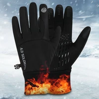 thermal men waterproof fleece lined cycling gloves ski gloves touch screen mitten winter warm gloves