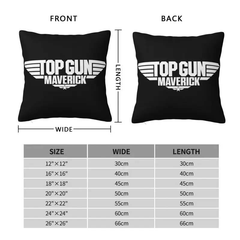 Наволочка для подушки Top Gun Maverick в скандинавском стиле