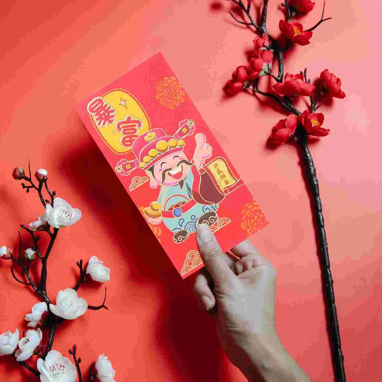 

Red Money Chinese Packets Envelopes Year Rabbitspring Festival Pocket New Envelope Traditional Zodiac Fortune Packet Wedding