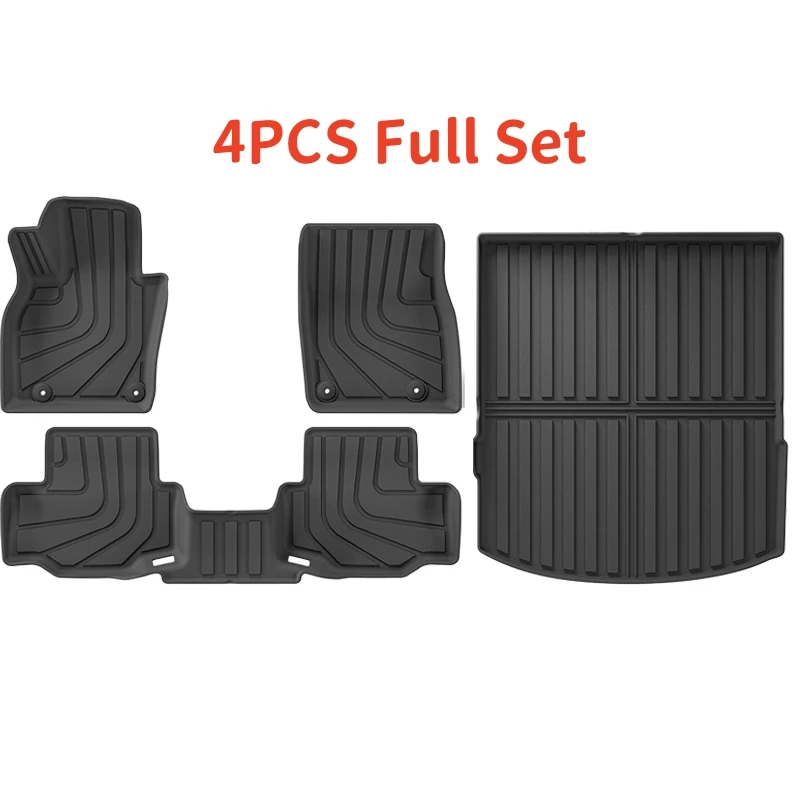 

Для Mazda CX70 CX-70 PHEV 2025 LHD напольные коврики и вкладыш для грузовика, водонепроницаемый противоскользящий коврик в багажник, подушечки для ног из ТПЭ