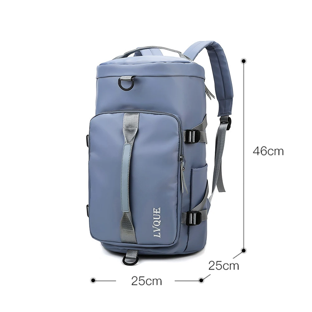 Outdoor Waterproof Oxford Sports Gym Bags for Men Women Large Capacity Training Fitness Handbags Female Camping Travel Backpack images - 6