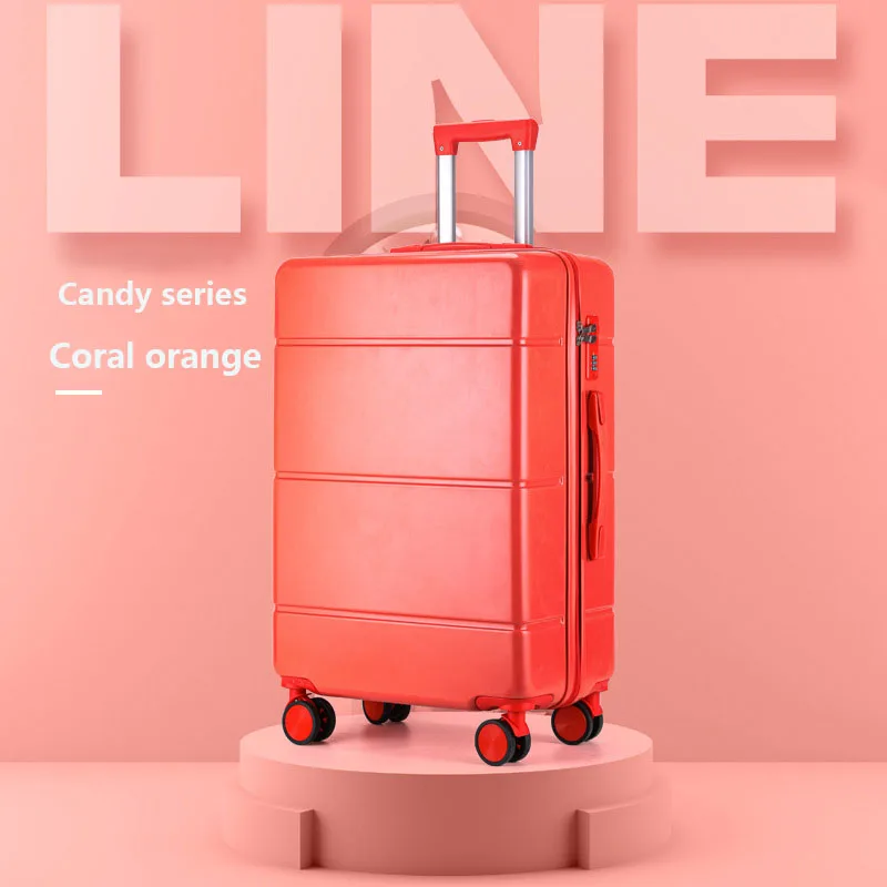 New Men'S And Women'S Personality, Large Capacity, Waterproof And Light Suitcase, Cardan Wheel Student Travel Code Suitcase