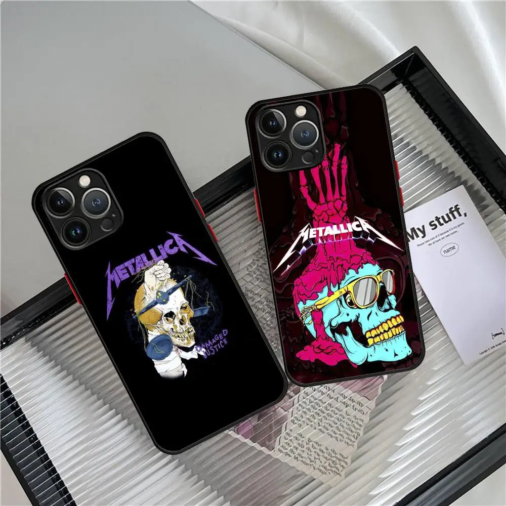 Чехол для телефона M_metallicaes iPhone 16 Pro Max 15 14 13 12 X XR XS XSMAX 8 7 Plus чехол-скраб с ощущением