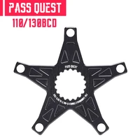 pass quest mountain bike chainring adapter converter 110 bcd 130 bcd 5 arm mtb crankset bike parts chain link converter