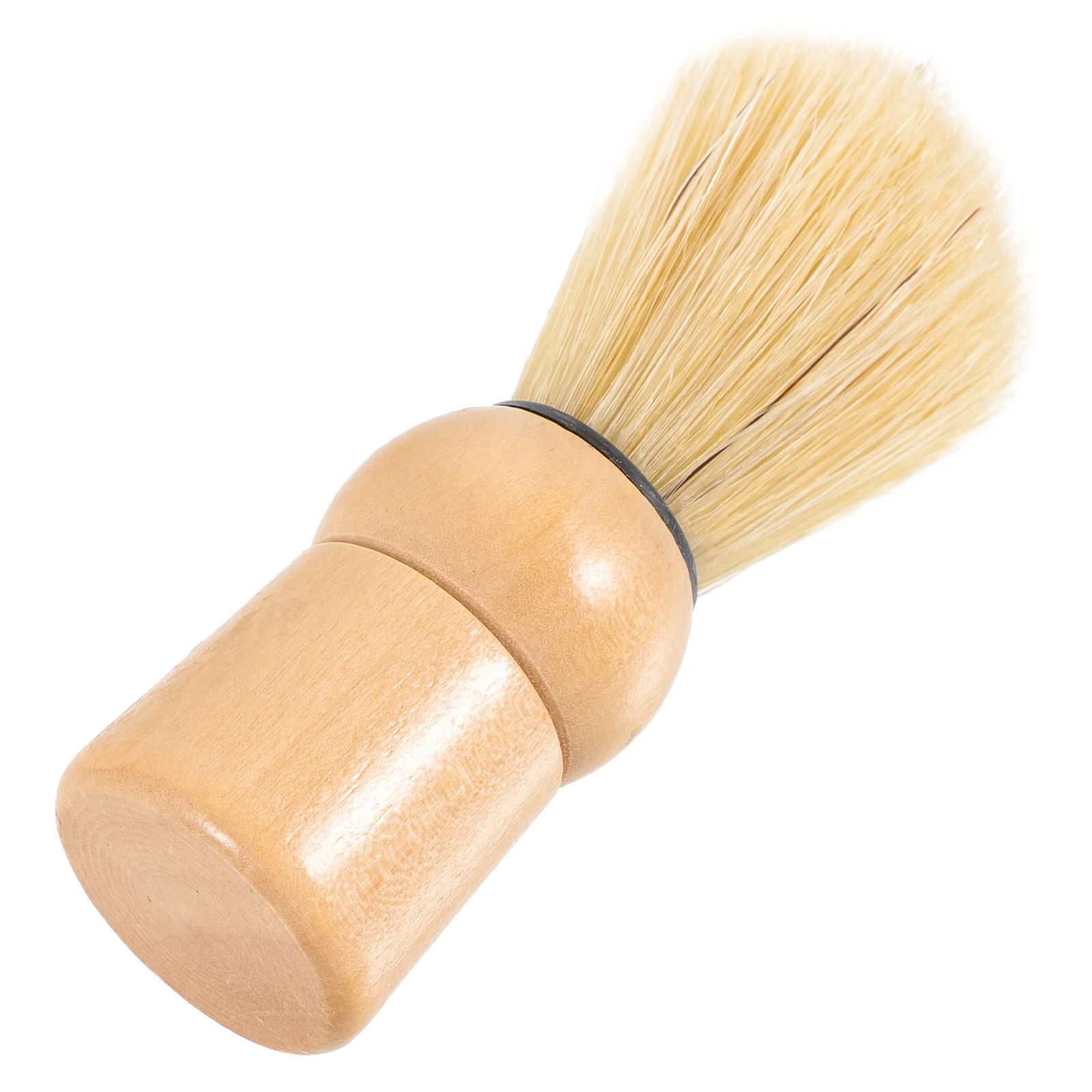 Деревянная щетка для бороды салонная мужская пенящаяся щетина свиньи