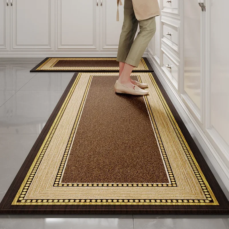 Кухонный коврик Бамбуковый хлопковый длинный напольный маслопоглощающий