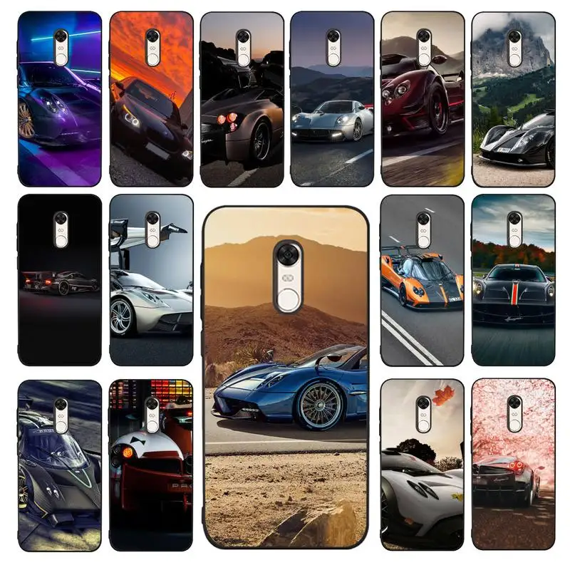

Pagani car Phone Case for Redmi 5 6 7 8 9 A 5plus K20 4X 6 cover