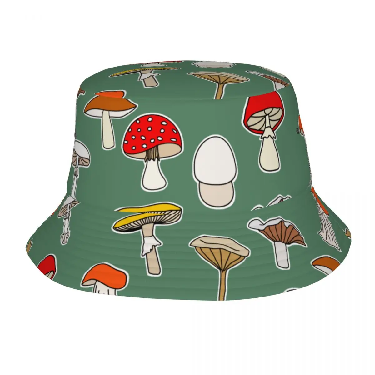 

2023 Men Women Summer Colorful Magic Mushroom Bucket Hat Bob Fisherman hat Outdoor Travel Sun Visor Fashion Panama