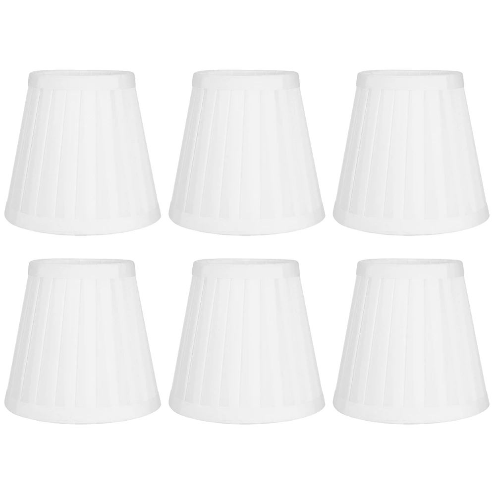 

6pcs Lampshade Replacement for E14 Bulb Interface Wall Light Ceiling Light Cover Shade White lamp lamp lamp