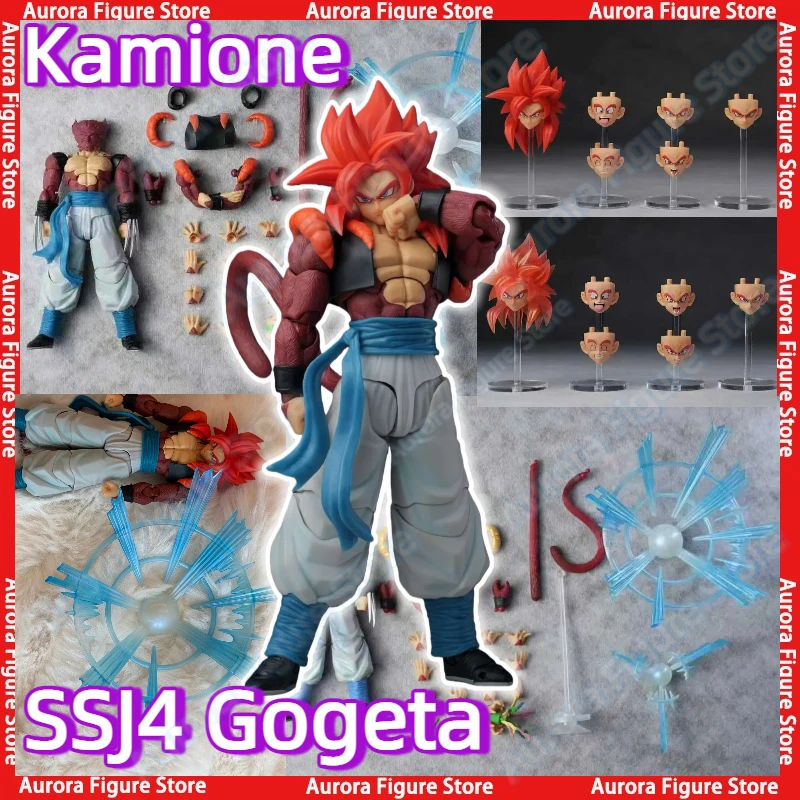 Фото В наличии: Tonsenarttoys Kamione 03A 03B Dragon Ball Z SHF Super Saiyan SSJ SSJ4 Гогета — Аниме фигурки, игрушки, модели, подарок №2