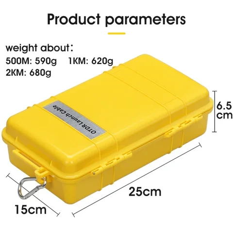 SC/APC-SC/APC OTDR Dead Zone Eliminator,Fiber Rings 500M Fiber Optic OTDR Launch Cable Box 1Km 2Km SM  1310/1550nm