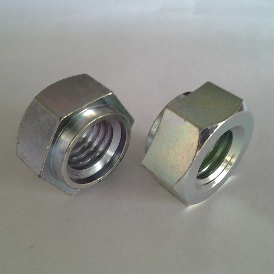 

NZ-440/632/832/032/0420/0518-0/1/2 Flare-In Nuts,Carbon Steel Zinc Plate,Hexagon