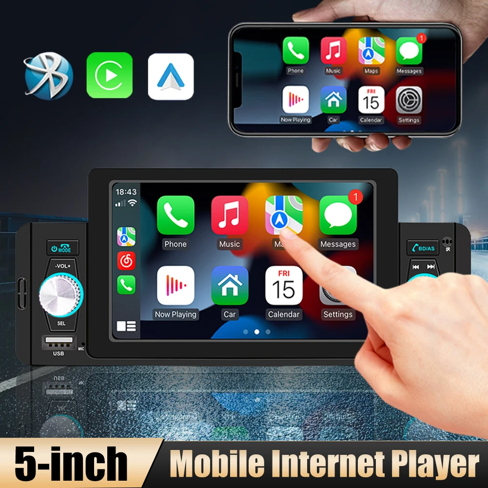 

5-inch car radio Bluetooth CarPlay Navigation Android car multimedia player rearview MirrorLink FM receiver for Volkswagen Niss