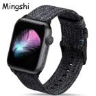Ремешок нейлоновый для Apple Watch Band Series 7 6 5 4 3 42 мм 38 мм, Воздухопроницаемый спортивный браслет для iWatch SE Band Series 4 40 мм 44 мм
