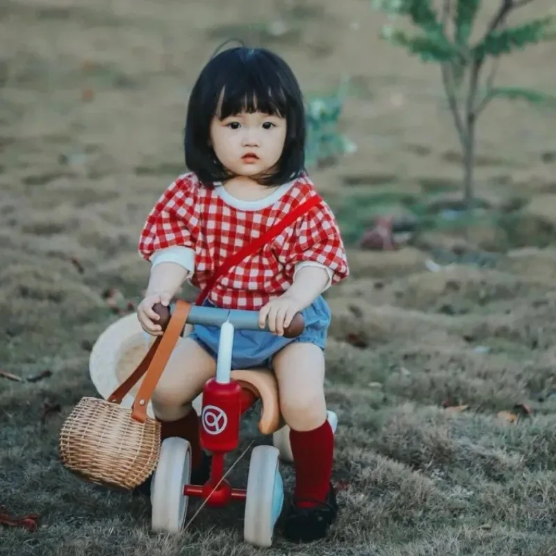 Плетеная Сумка в виде замка из ротанга милая ручка домашний декор Соломенная