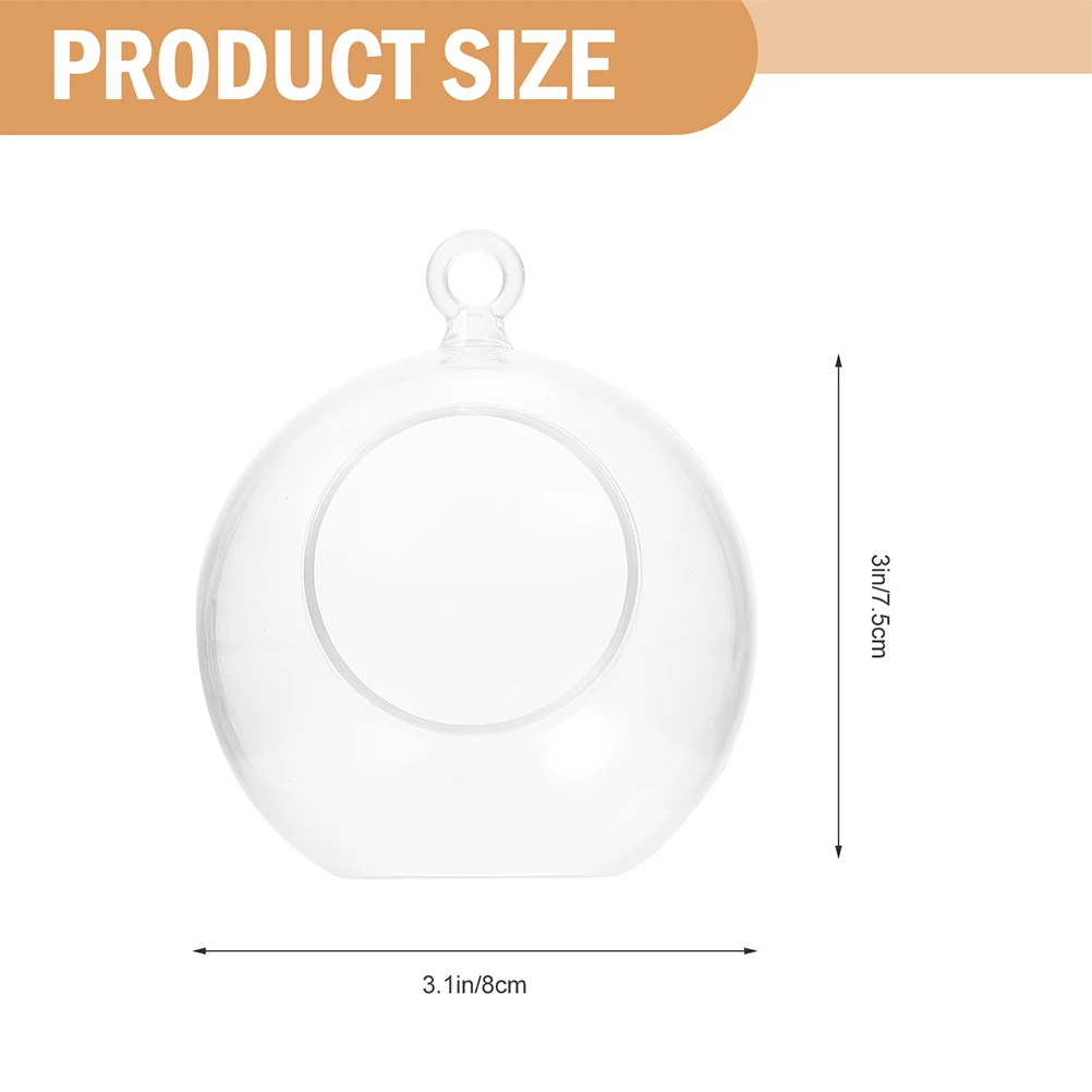 10 шт. подвесной держатель для террариума чайная свеча заполняемые украшения шар