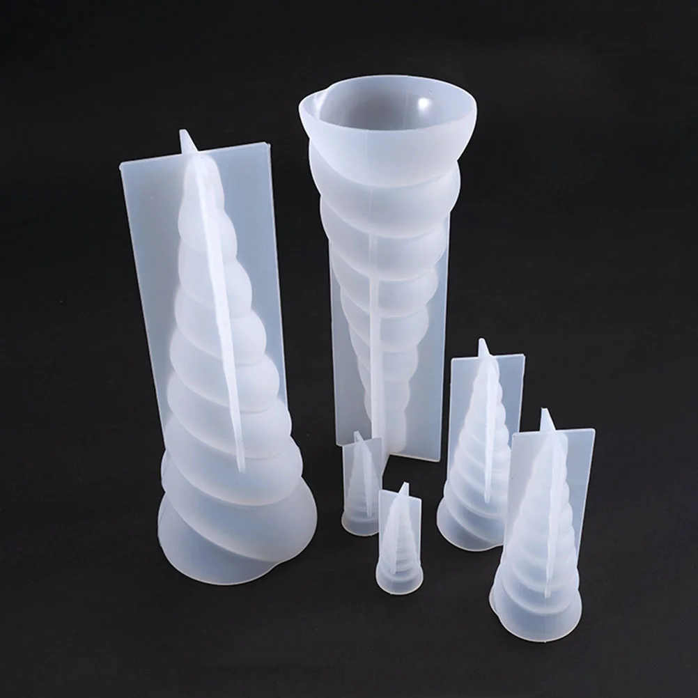 3 PCS DIY Unicorn Mold Horn Para Gelatinas Epoxy Resin Soap Silicone Molds